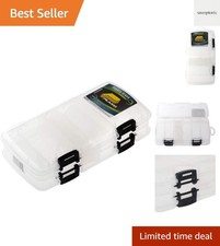 Ultimate 3450-23 Tackle Storage Box - Double-Sided, 18 Compartments for Anglers