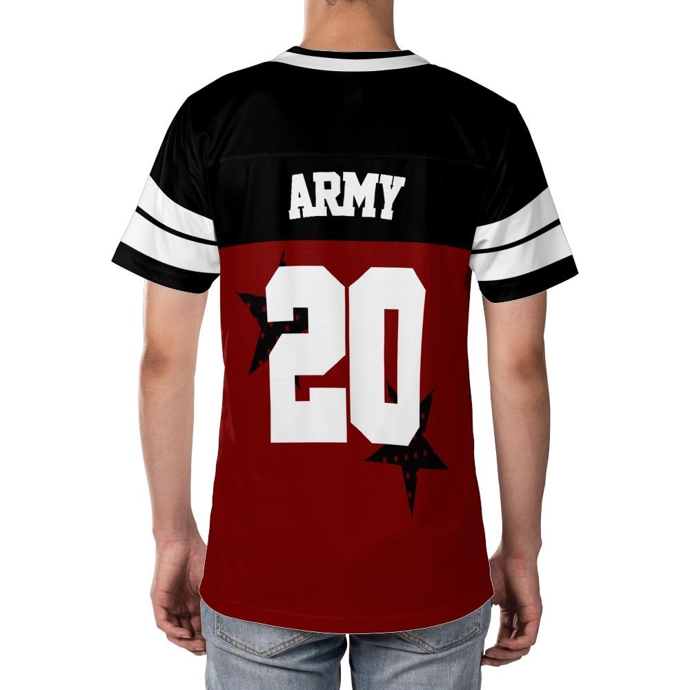 BTS ARIRANG Football Jersey Red Shirt Army Kpop Concert Outfit K69