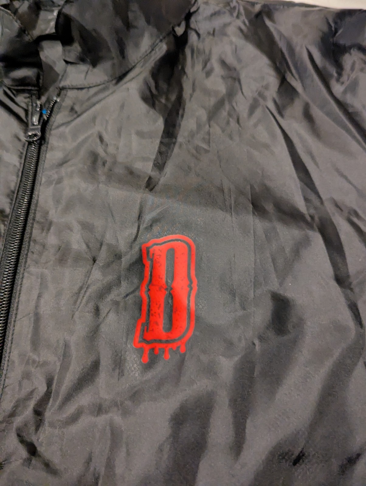 Rare Devolver Digital Men's Bomber jacket Rain Co… - image 7