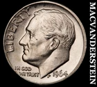 1964-D Roosevelt Dime- Silver- Choice Gem Brilliant Uncirculated Luster #J7140