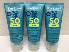 Blue Lizard Kids Mineral Sunscreen, SPF 50, 3oz, Exp. 12/26, Lot of 3
