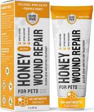 Dog Wound Care W/ Manuka Honey  Colloidal Silver Scratches  Skin Irritations