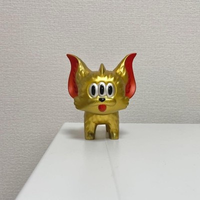 Art Junkie Calm Cat Yanchar Gold Soft Vinyl Figur Kostenloser Versand FEDEX