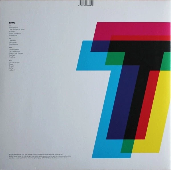 New Order / Joy Division : Total [Best Of] (2018 Limited Vinyl 2LP) NEW/SEALED Foto 4 de 4