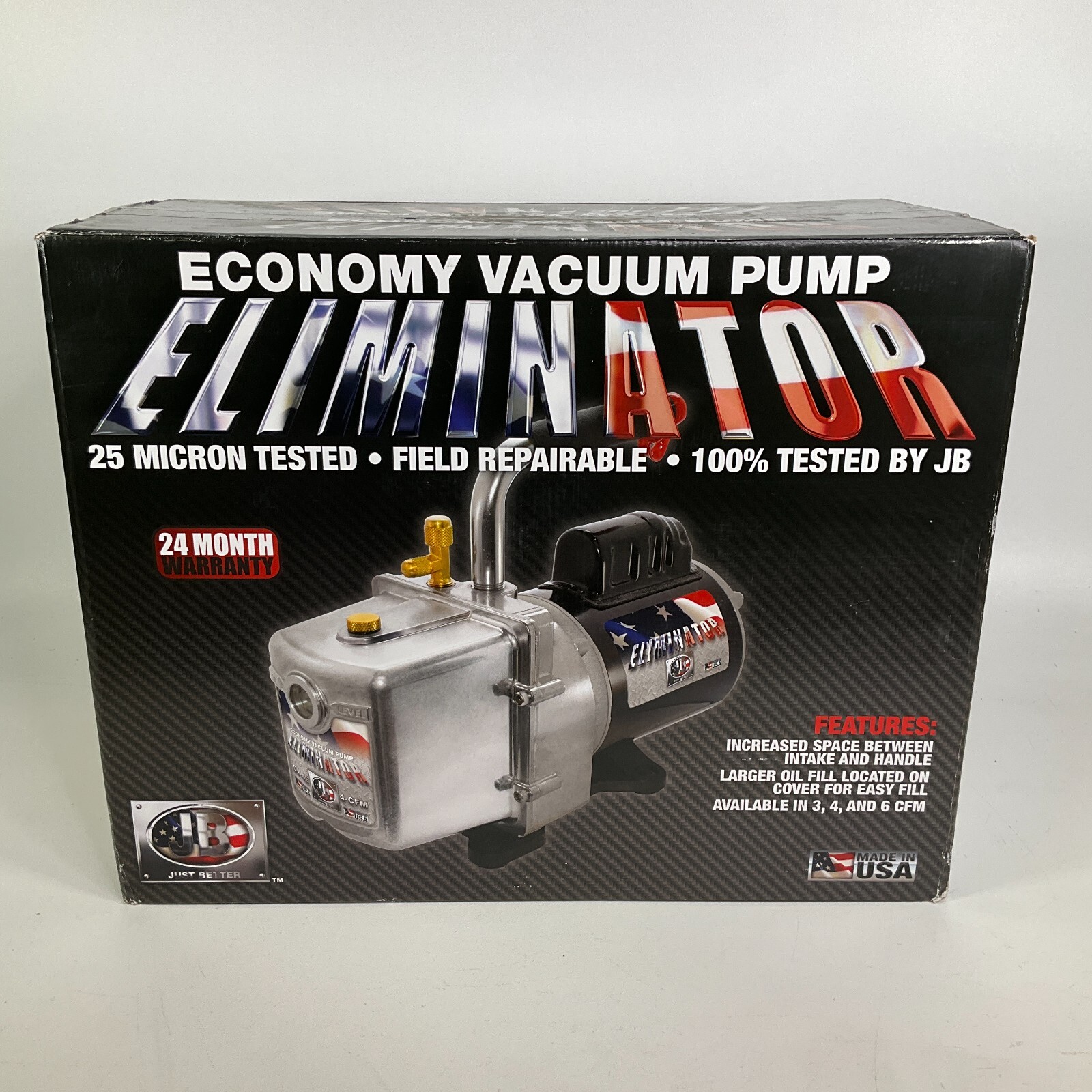 JB industries DV6E Economy Vacuum Pump 6 CFM Eliminator NEW eBay