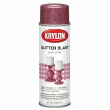 Krylon 3812 Glitter Blast Posh Pink Spray Paint 5.75 OZ
