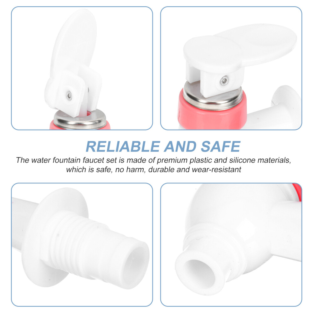 4 Sets Water Cooler Spout Hot and Cold Taps Purifier Faucet eBay