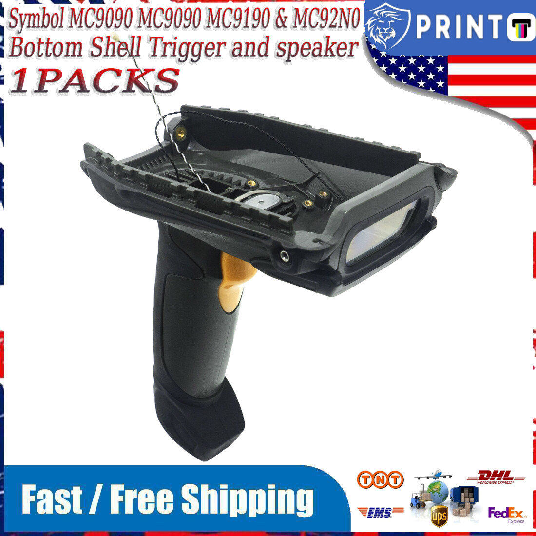 Gruppo Trigger Di Ricambio Per Terminali Motorola Symbol MC9060G, MC9090G, MC9190G, Nuovo