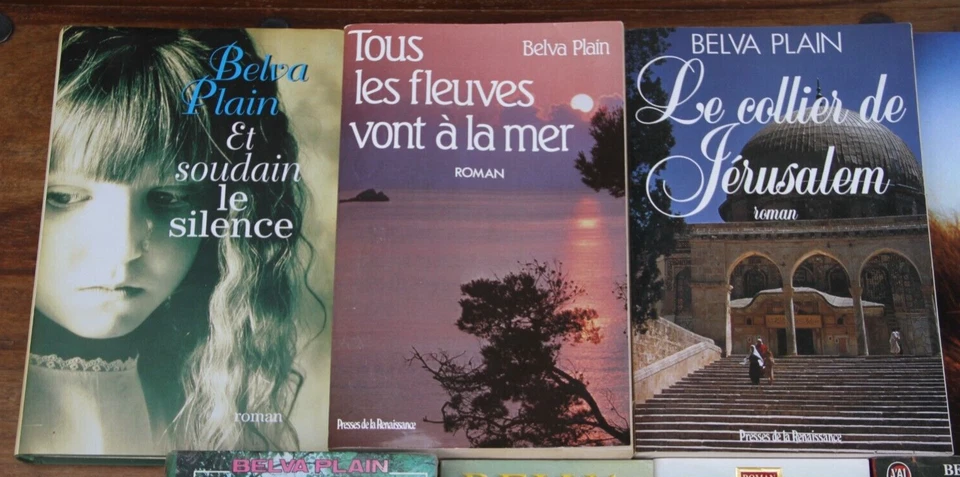 BELVA PLAIN - LOT DE 12 LIVRES - PRESSES RENAISSANCE - POCKET - BON ETAT - Photo 3/4