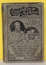 As in a Looking Glass by FC Philips - Columbus Series c. 1890s Rare Antique Book
