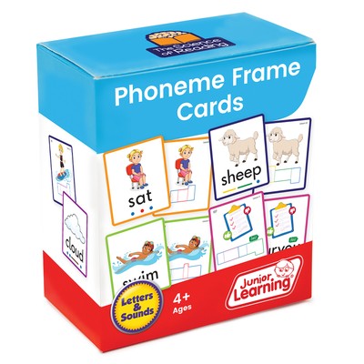 Phoneme Frame Flashcards: Junior Learning, The Science of Reading