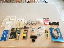 Junk Drawer Lot of 29 Electrical Hose Fittings Cable Misc Items