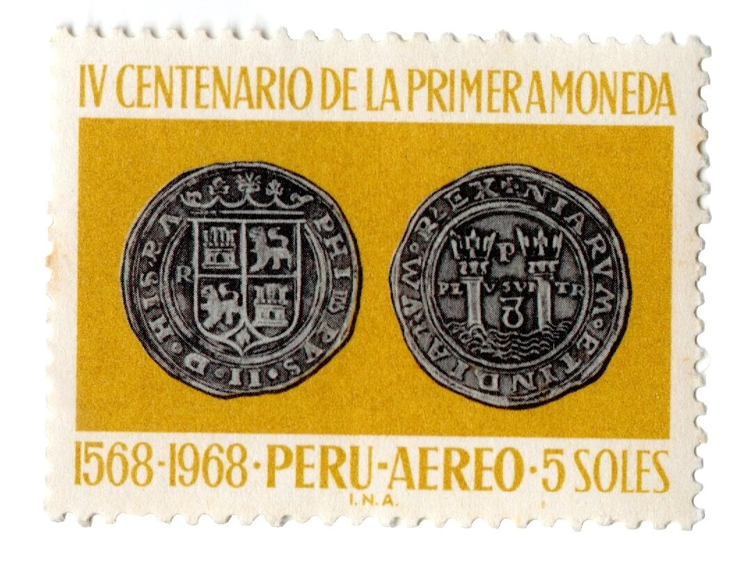 Handstamped Pre-Decimal Peruvian Stamps