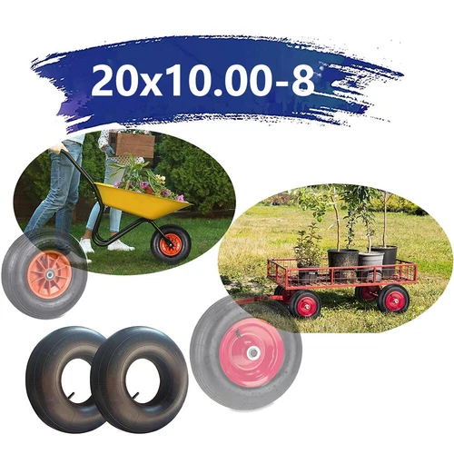 2* 20x8.00-8 20x8-8 20x10.00-8 20x10-8 Schlauchreifen Aufsitzmäher Rasentraktor - Bild 7 von 12
