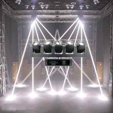 5 Heads Led Moving Lights Beam Strobe Disco DJ Club Stage Lighting 2 IN 1 5 40W