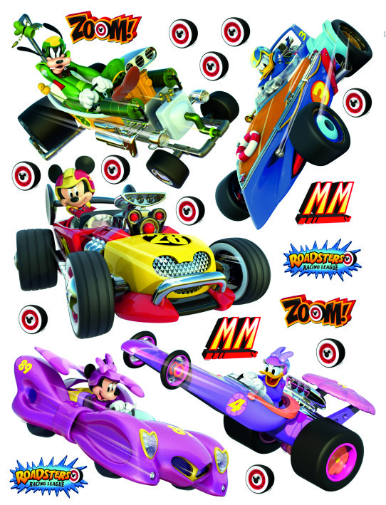 Mickey Muro Adesivi Set Decalcomania Disney Minnie Margherita Bambini Stanza