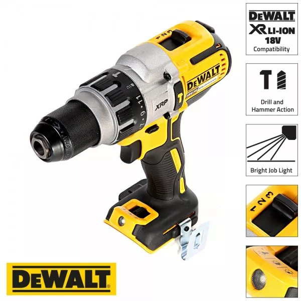 Dewalt 18v brushless cordless combi sale drill with 4ah battery