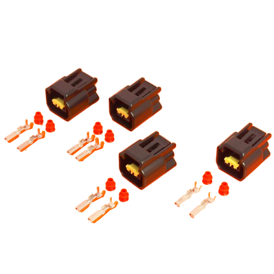 Kit 2 Mini Connecteurs 9 Voies 2.8 Mm - Compatible Yamaha, Honda, Suzuki, Kawasaki - Pour Motos, VTT