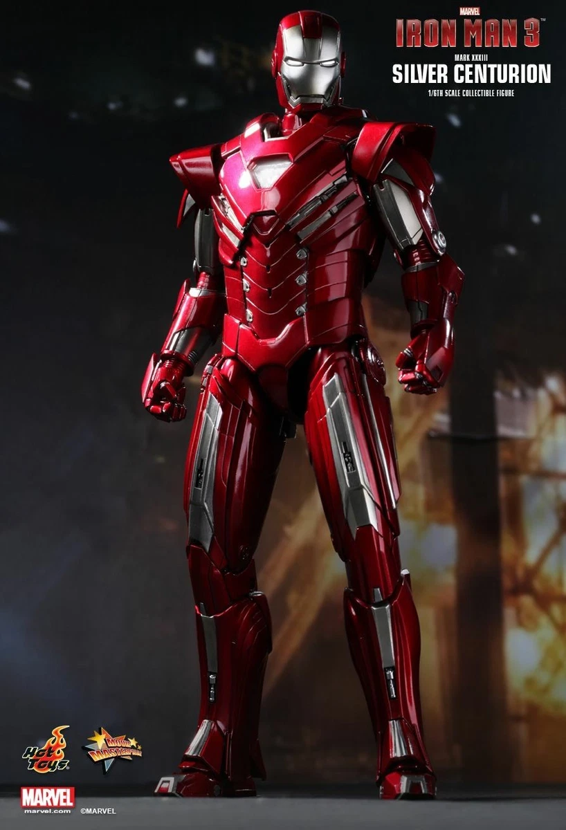 HOT TOYS IRON MAN 3 SILVER CENTURION Mark 33 Sixth Scale Figure MMS213 NEW