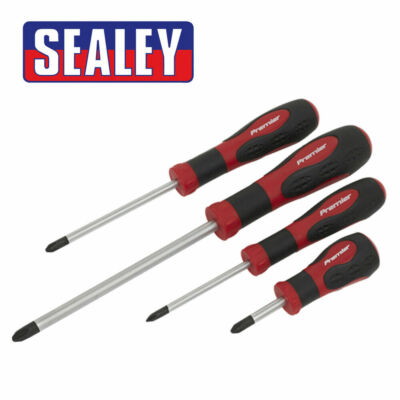 Sealey AK4314 4-teiliges Schraubendreher-Set JIS japanische Schraubendreher Industriestandard
