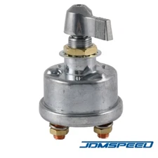 Master Battery Disconnect Switch 12V 2 post SPST Kill Cut Off Nascar Marine ATV