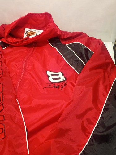 Vintage Dale Earnhardt Jr. #8 Winners Circle Zip Up Windbreaker Size Large - Picture 5 of 9