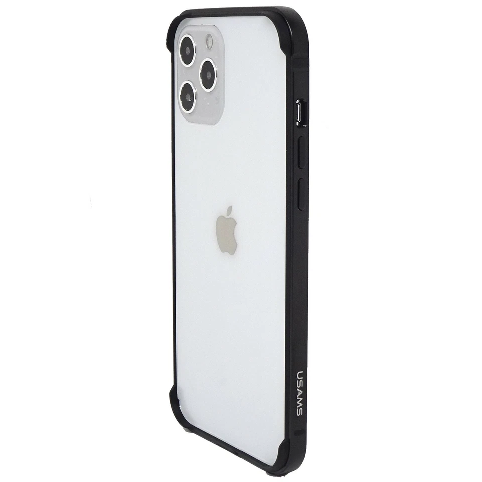 Custodia laterale bumper ALLUMINIO USAMS per Apple iPhone 12 Pro Max 6.7" slim - Immagine 3 di 4