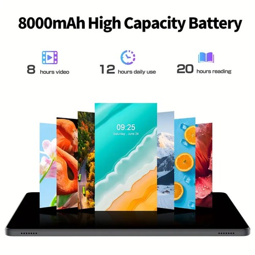 Android 14 Tablet 10.1 Inch 4GB+4GB RAM 128GB IPS Wi-Fi 8000mAh 8-Core 2024 NEW - Picture 4 of 6