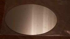3 x Classic Alloy Oval Racing Number Plate Board Scrambles Flat Track Vintage MX