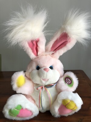 MTY International Tickle Wiggle Pink Plush Bunny Talks Vibrates