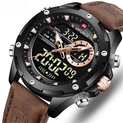 Men Military Watch Waterproof Wristwatch Sport Watch Male Big