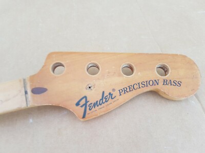 1972 FENDER PRECISION BASS NECK USA - RARE NARROW A - SIZE  