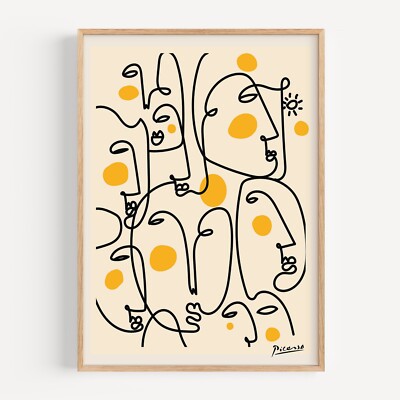 Pablo Picasso Exhibition Retro Vintage Wall Art Poster Print PP207