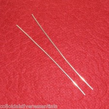 12 Gauge - Two 6" rods  9999 Pure Silver Wire  Make your own Colloidal Silver