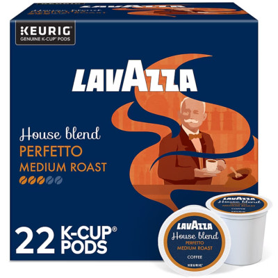 Lavazza House Blend Perfetto Coffee 22 to 132 K cup Pick Any Size FREE SHIPPING