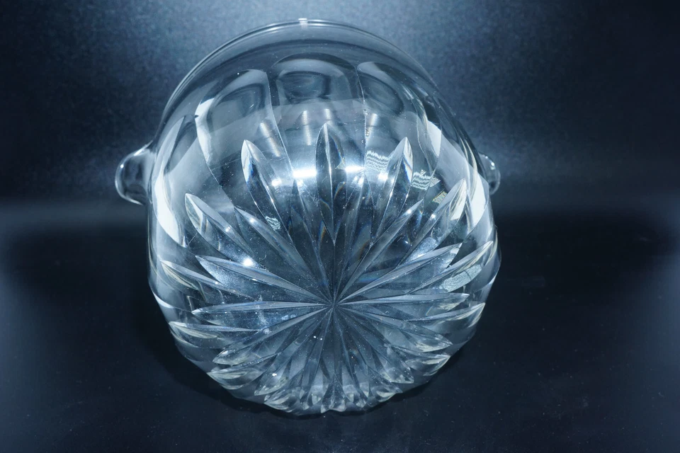 Early 1800s Crystal Clear Cut Glass Wine Rinser Georgian Era Brilliant 5" w x 4" - Image 3 of 4