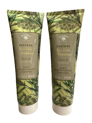 2 pack- TEA TREE+ BAMBOO With PRO VITAMIN E /Bundle- 2 In 1 Conditioning Shampoo