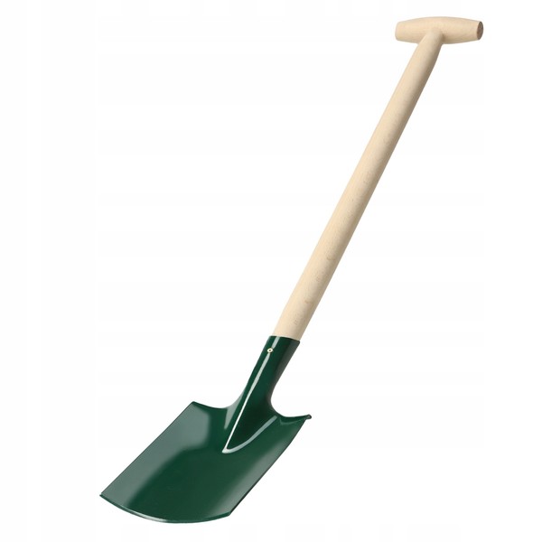 Kadax Spaten Mit Holzstiel, Rechteck, GrüN, 14 X 91 Cm-image