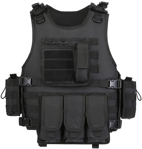 GZ XINXING Black Tactical Airsoft Paintball Vest
