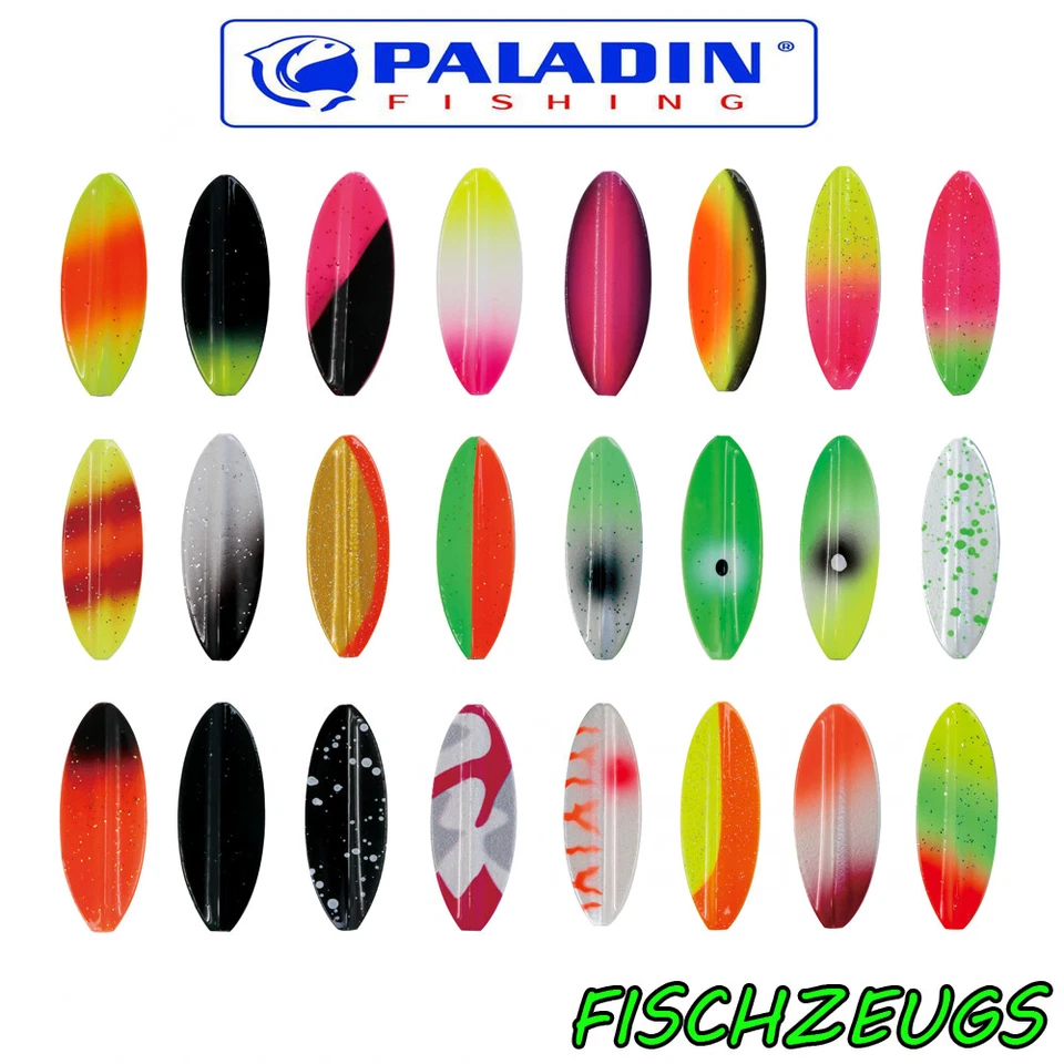 Paladin Inliner Spoon Durchlaufblinker Forelle Blinker Spinner 3,5g 5g UV Aktiv