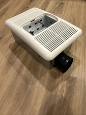 Utilitech Heater 1.5-Sone 80-CFM White Lighted Bathroom Fan 7123-02-L [READ] (R)