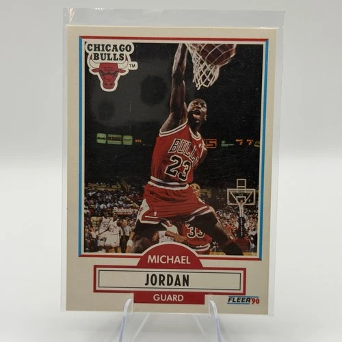 1990-91 Fleer #26 MICHAEL JORDAN Chicago Bulls NMT MINT The Goat NBA