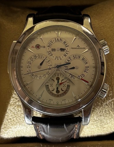 Jaeger LeCoultre Master Grand Reveil Steel 43mm Watch