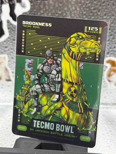 2026 Bo Jackson Battle Arena BrockNess (Brock Bowers) Glow Battlefoil #BF82