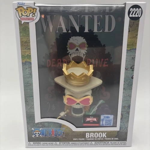 Funko Pop! One Piece Wanted Poster Brook #2220 Target Exclusive Limited IN HAND