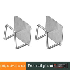 Kitchen Non Perforated Stainless Steel Storage Rack, Wall Mounted Pot Cover Rack