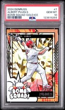 2024 PANINI DONRUSS ALBERT PUJOLS BOMB SQUAD | GOLD ICE [#7/10]