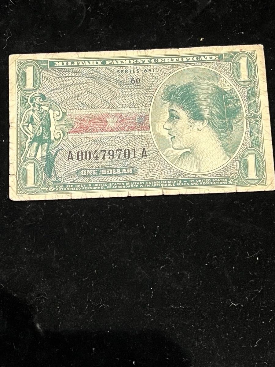 米軍用支払い証明書 1ドル 25+ $1 US Military Payment Certificates for sale | Updated Oct 2026