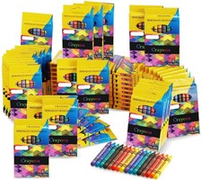 50 Pack Crayons Bulk, Crayon Packs with 8 Assorted Colors 400 Count Bulk, C...