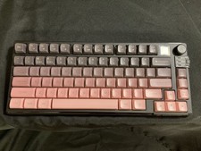 Wireless Keyboard and Mouse Combo 2.4 GHz Full-Sized Pink